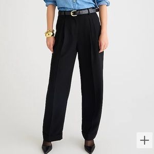JCrew Wide-leg essential pant in city crepe Size 2